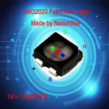 DUO FEN SMD2020 полноцветная светодиодная лампа