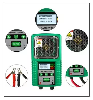 DUOYI DY226A 6 в 12 В тестер автомобильного аккумулятора 3 в 1 тяга постоянного тока Автоматическая стартовая зарядка тестовый инструмент CCA измерительный инструмент для аккумулятора