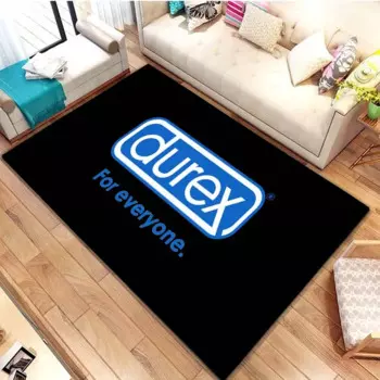 Durex защитные презервативы с логотипом, коврики для гостиной, спальни, декоративный коврик, детские коврики для игровой комнаты, Противоскользящие коврики