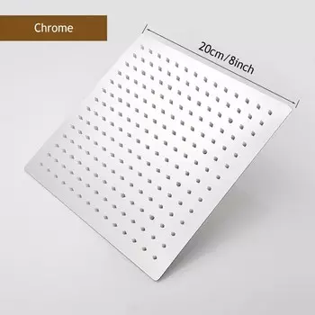 Душевая лейка Zloog из нержавеющей стали 8/10/12 дюймов