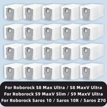 Мешок для пыли OSSIEAO для Roborock S8 Max Ultra / S8 MaxV Ultra / S9 MaxV Slim / S9 MaxV Ultra / Saros 10 / Saros 10R / Saros Z70