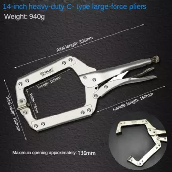 DUTRIEUX Промышленные плоскогубцы C-типа 6/9/11/14/18 дюймов