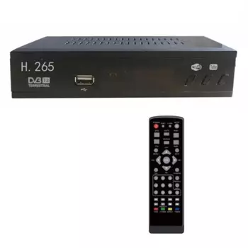 DVB T2 HEVC 265 Цифровой ТВ-тюнер DVB-T2 H.265 1080P HD-декодер USB Наземный ТВ-приемник EPG Телеприставка, вилка европейского стандарта