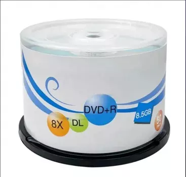 DVD + R DL 8,5 GB D9 двухслойный 8,5G 1X-8X 50 шт./корпус