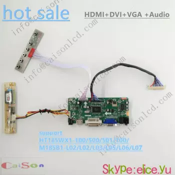 DVI-VGA-аудио-и Главная плата ЖК-дисплея драйвер HT185WX1-100/500/501/100/M185B1-L02/L02/L03/L05/L06/L07