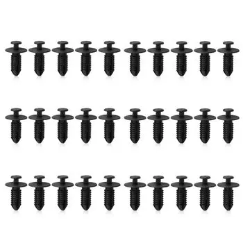DWCX 1249900492, 30 шт., крепеж для крыльев, заклепки, зажимы, фиксаторы для Mercedes Benz W124 W164 W171 W202 W203 W204 W207