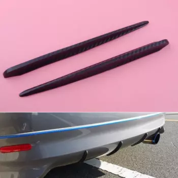 DWCX 2 шт. защита для бампера автомобиля угловая Защита Анти-полоски от царапин наклейка из углеродного волокна стиль Защита корпуса зеркала