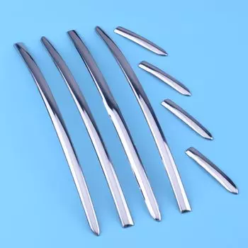 DWCX 8 шт., хромированная Автомобильная дверная ручка из нержавеющей стали, накладка в полоску, подходит для Ford Fusion Mondeo 1,5 T 2013 2014 2015 2016