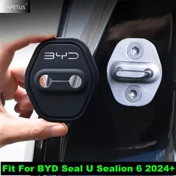 Дверная демпфирующая подушка, силиконовая пряжка дверного замка, защитный чехол для предотвращения столкновений для BYD Seal U Sealion 6 2024 2025