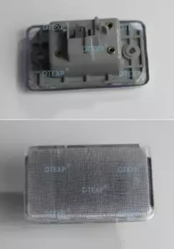 Дверная лампа с лампочкой для Pajero MB, 2 шт. 337921 V30 V40 V20 Парковочный фонарь для Montero V70 V60 Красная крышка для Shogun Sport K90