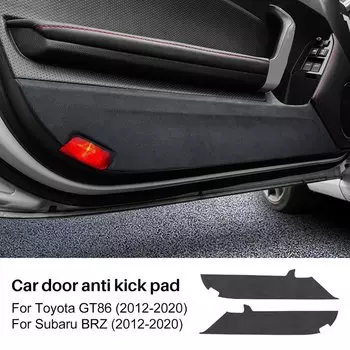 Дверная противоударная накладка для Subaru BRZ Toyota GT86 2012 2013 2014 2015 2016 2017 2018 2019 2020 LHD RHD Замшевая наклейка Коврик Аксессуары