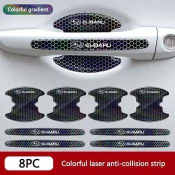 Дверная ручка автомобиля, наклейка на царапины, полоса для предотвращения столкновений для Subaru Forester XV Outback Legacy WRX Tribeca Levorg BRZ Crosstrek