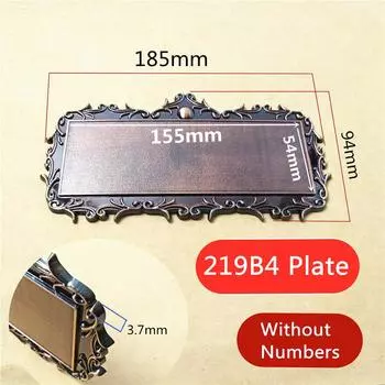 Дверная табличка Wonzeal, красный медный, АБС пластик