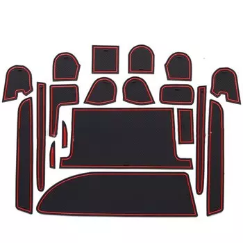 Дверной коврик для Toyota VOXY 80 Series, подушка с желобом для ворот, автомобильные Противоскользящие коврики с резиновой подставкой