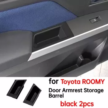 Дверной подлокотник автомобиля, бочка для хранения, дверная ручка, контейнер-держатель, коробка для Toyota ROOMY, аксессуары для интерьера 2022 2023 2024