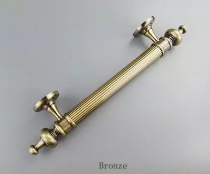 Дверные ручки GUJINDA бронзовые хромированные 345 мм