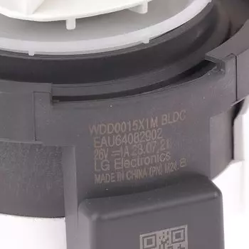 1 шт. подходит для барабанной стиральной машины 26 в, дренажный двигатель WDD0015X1M, насос BLDC, двигатель 1 А в