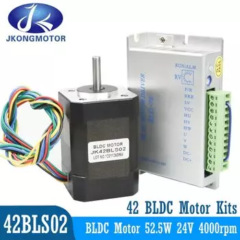 Двигатель Jkongmotor 42BLS02 24В 4000 об/мин