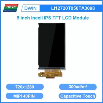 DWIN 5-дюймовый Incell IPS TFT ЖК-дисплей 720x1280 300 яркий MIPI 40PIN емкостный сенсорный LI12720T050TA3098
