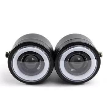 Двойная фара для мотоцикла, двойная фара для Harley-Street, двойная Спортивная, для кафе-рейсера, для Honda, Yamaha, пользовательский поплавок