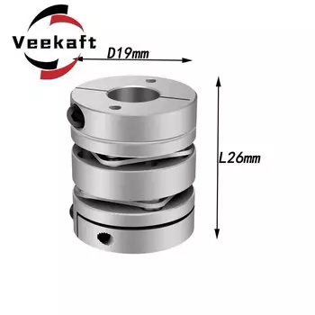 Двойная мембранная муфта veekaft D19L26