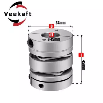 Двойная мембранная муфта veekaft D34L45