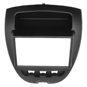Двойная Рамка для автомагнитолы 2 Din для Toyota Aygo Citroen C1 Peugeot 107 2005-2014, комплект для приборной панели, DVD, радио, детской панели