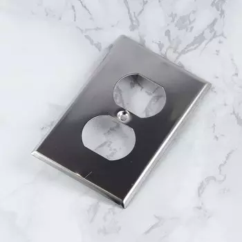 Двойная розетка ACRDDK из АБС-пластика и нержавеющей стали