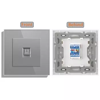 Двойная сетевая розетка NOVSKI Cat6 RJ45