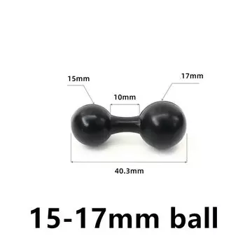 Двойная шаровая головка, адаптер от 15 мм до 17 мм, удлинитель, адаптер для крепления, соединительный кронштейн для магнитного автомобильного держателя телефона, планшета