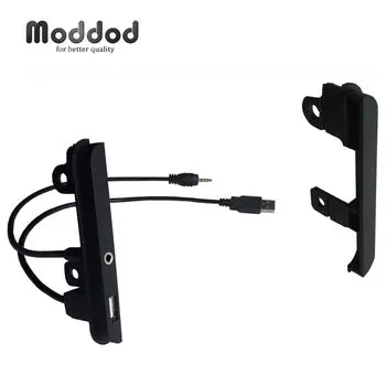 Двойная установка радио на DIN сбоку для автомобилей Toyota Corolla Yaris Scion MR2 с AUX + USB-портом, комплекты приборной панели лицевой панели