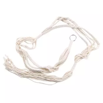 Двойная Вешалка для растений SEWS-Macrame, двухъярусная подвесная хлопковая веревка, 4 ножки, 67 дюймов