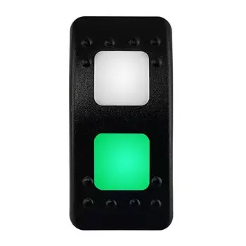 Двойной белый переключатель объектива 12 в 24 в ВКЛ./ВЫКЛ. ВКЛ./ВЫКЛ. Водонепроницаемый для Polaris RZR Can-Am ATV UTV Car RV