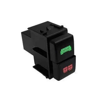 Двойной кнопочный переключатель на 12 В, задняя панель и рабочая подсветка для Nissan Navara D40 патруль X-Trail T31 Pathfinder R51 OEM, замена