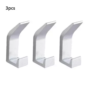 Двойной крючок для полотенец из алюминия, черный