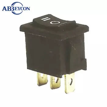 Двойной мгновенный (вкл.)-ВЫКЛ.-(вкл.) 3-контактный клавишный выключатель 6A 250vac