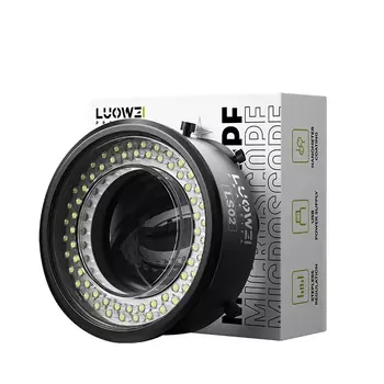 Luowei кольцевой светильник для микроскопа 64 светодиода