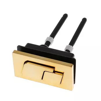 Двойной смыв для унитаза золотые 48 мм/58 мм хромированные кнопки из АБС круглой формы для унитаза аксессуары для ванной комнаты