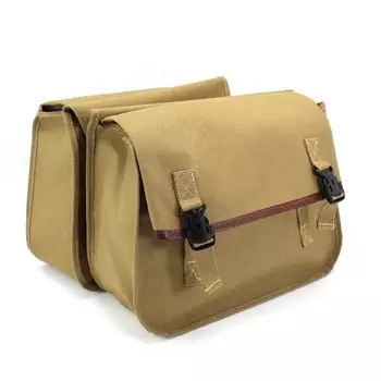 Двойные карманные холщовые мотоциклетные сумки, женская сумка, сверхпрочные водонепроницаемые боковые сумки для верховой езды, черные, коричневые