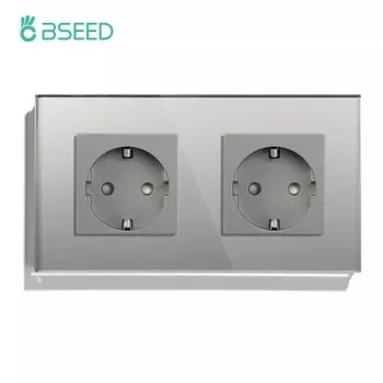 Двойные настенные розетки BSEED EU с USB Type-C