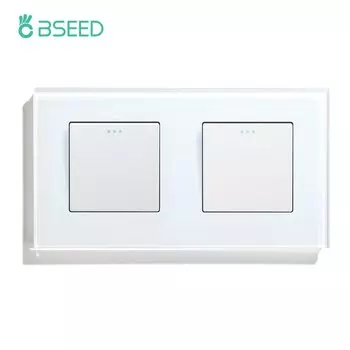 Двойные настенные выключатели BSEED 1/2/3 клавиши