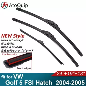 Двойные резиновые щетки стеклоочистителя автомобиля для VW Golf 5 FSI Hatch 2004-2005 годов, аксессуары для передних и задних дворников лобового стекла 2004 2005