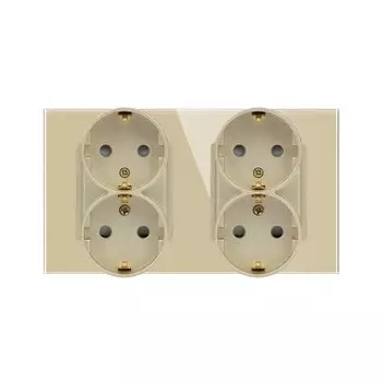 Двойные розетки Bingoelec белые 110-250 В