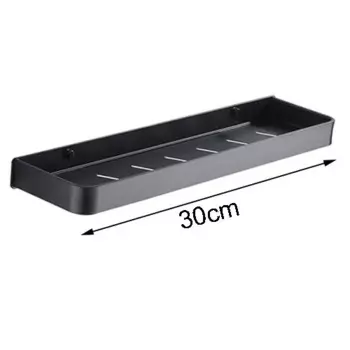 Двухъярусная настенная полка DOOKOLE черная