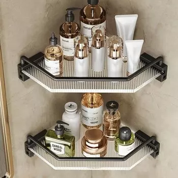 Двухъярусная настенная полка MAIJIESHENG из акрила