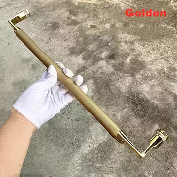 Двухцветная дверная ручка BONJEAN из нержавеющей стали для стеклянных дверей