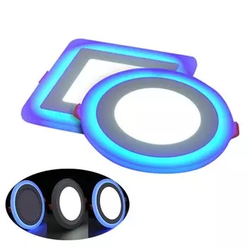 Двухцветный светодиодный потолочный светильник CYLRDXK 6-24Вт