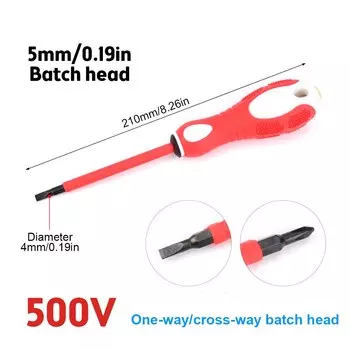 50V - 500V двухголовочная отвертка электротестер карандаш 2 - 1 детектор напряжения инструмент АБС отвертка инструмент профессиональный тест карандаш