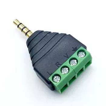 Двухканальный аудио адаптер JCD 2,5 мм/3,5 мм