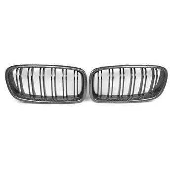 Двухлинейная решетка из настоящего углеродного волокна F30 для BMW 3 серии F30 F31 седан 320i 328i 330i 335i 2012-2018 Сменная сетка решетки